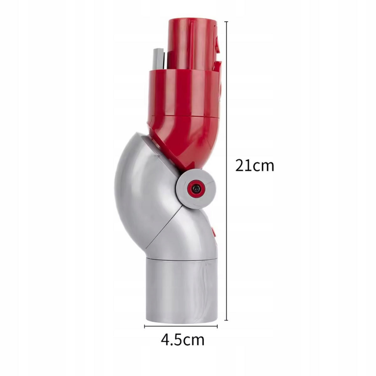 ADAPTER Low Reach - V7 V8 V10 V11 V15 kompatibel, bis 90°, 21 cm, 4,5 cm Ø - Multicolor, Kunststoff/Metall (7/8/22cm)