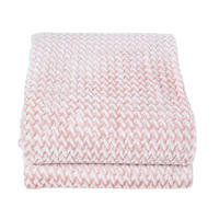 SAMT-WOHNDECKE Mora 160/200 cm, Jacquard - Rosa, Textil (160/200cm) - Homescapes