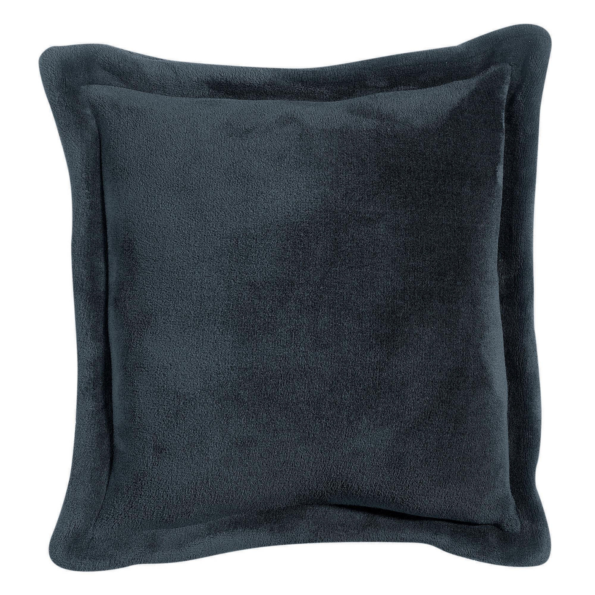 KISSEN Tender umbra 50 x 50 cm - Schieferfarben, Textil (50/50cm) - Vivaraise