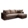ECKSOFA Lord, Seite: Rechts - Braun, Holz/Textil (238/141cm) - Sofnet