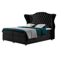 BOXBETT Livia - Schwarz, Holz (180/200cm) - MIRJAN24