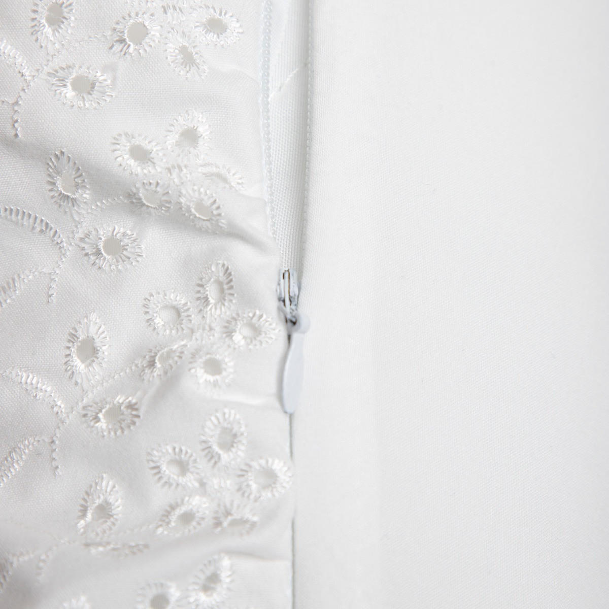 BETTWÄSCHE Morain weiß mit Spitze 160/200 cm - Weiß, Textil (160/200cm) - Homla