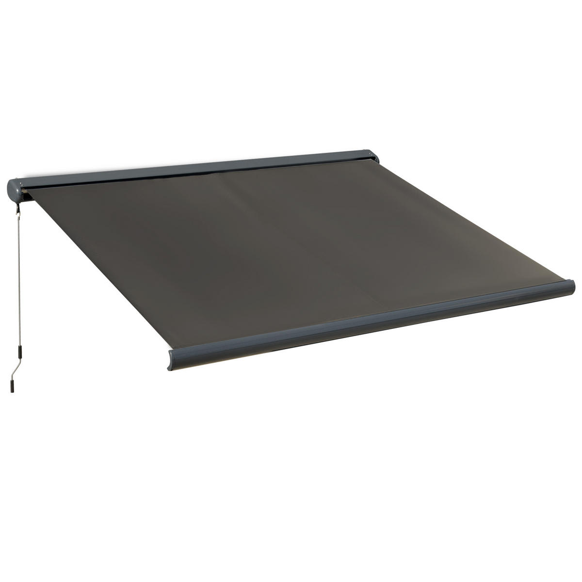 MARKISE, Aluminium, Dunkelgrau - Dunkelgrau, Metall (250/160/300cm) - Outsunny