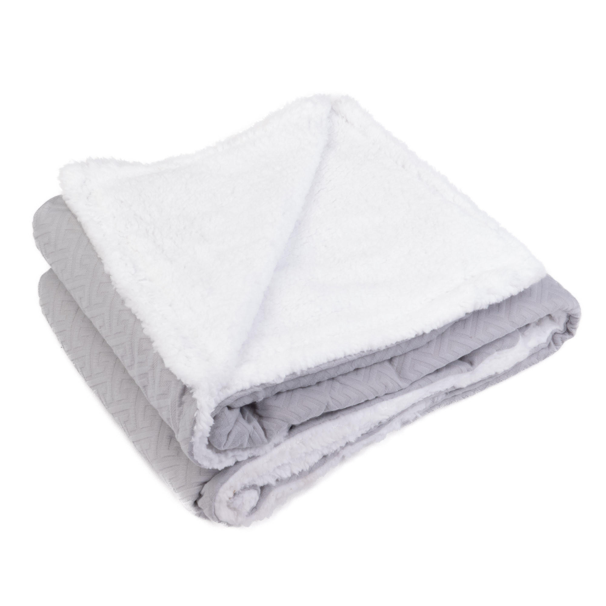 PLAID Mountain 125/150 cm - Grau, Textil (125/150cm)