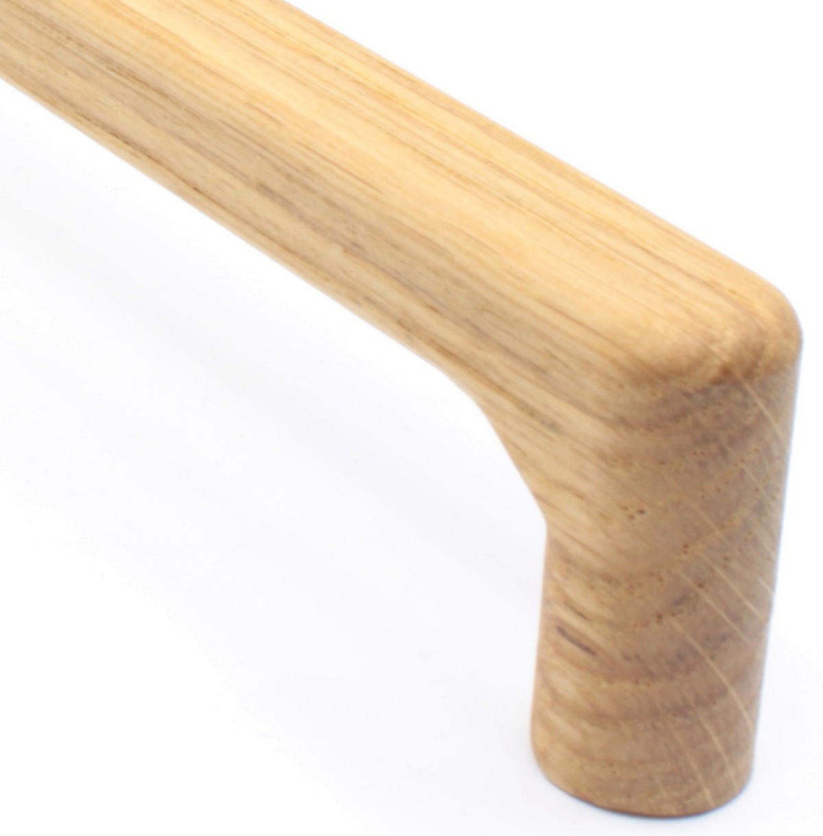 MÖBELGRIFF BA 550mm, Küchengriff Eiche massiv, Holzgriff Schrank - Naturfarben, Holz (1.4/3.3/56.4cm)