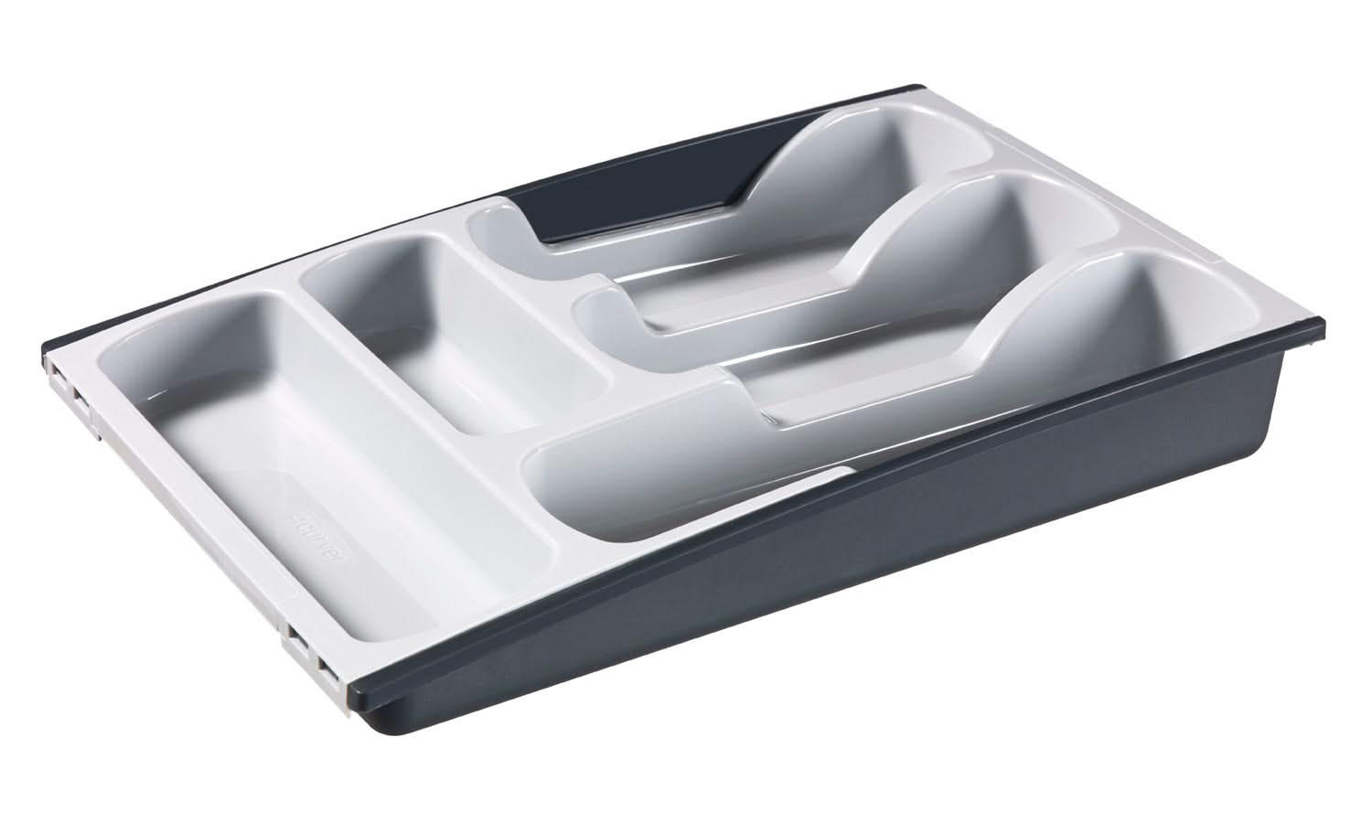 Curver Besteckkasten Grau 30x6x51 cm