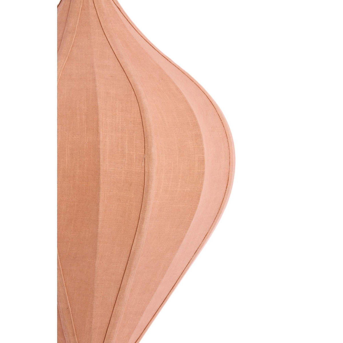 HÄNGELAMPE Pasto Rosa 36/36/44 cm - Pink, Textil (36/36/44cm) - Light & Living