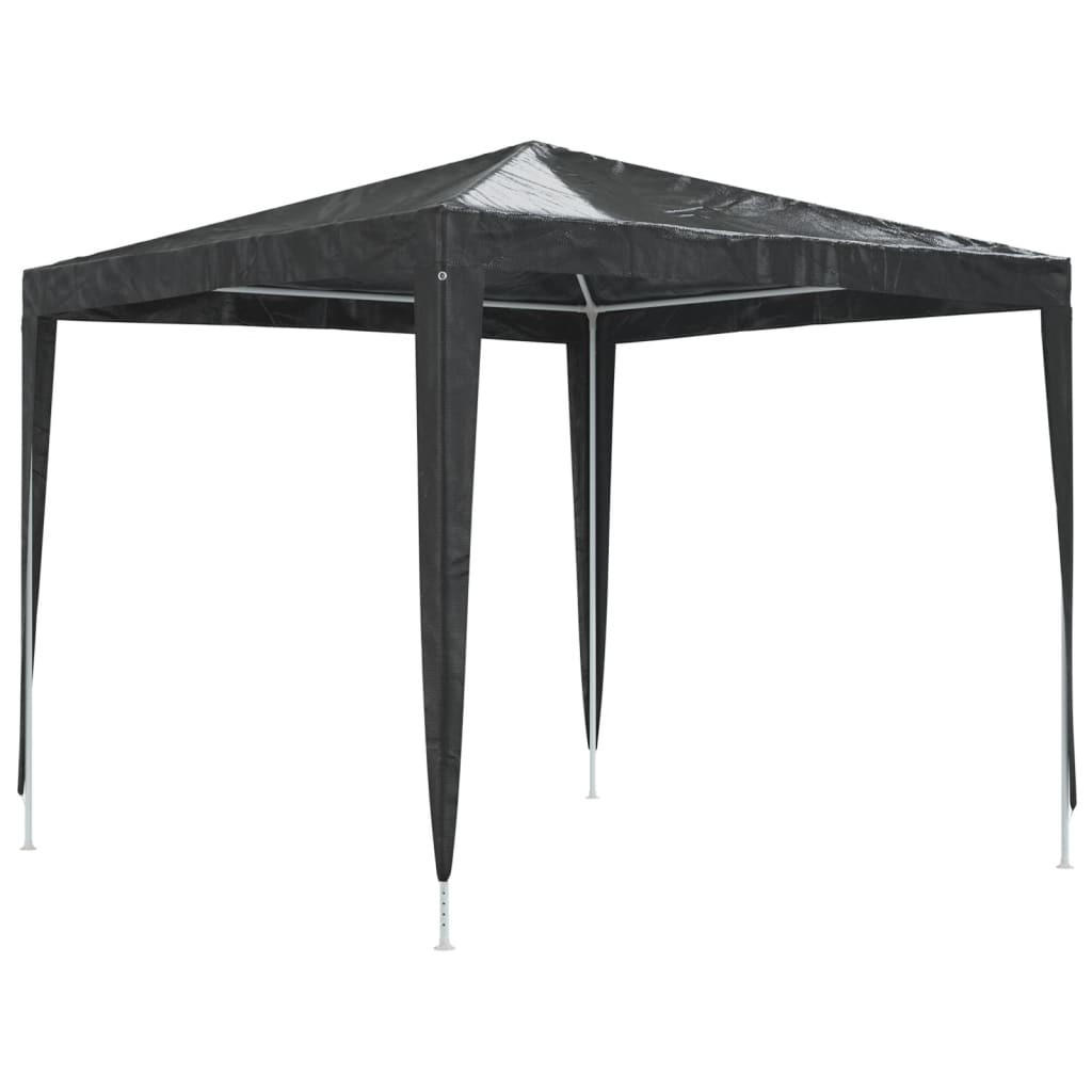 PROFI-PARTYZELT 2.5/2.5 M Anthrazit 90 G/M² - Anthrazit, Kunststoff (250/240/250cm) - vidaXL