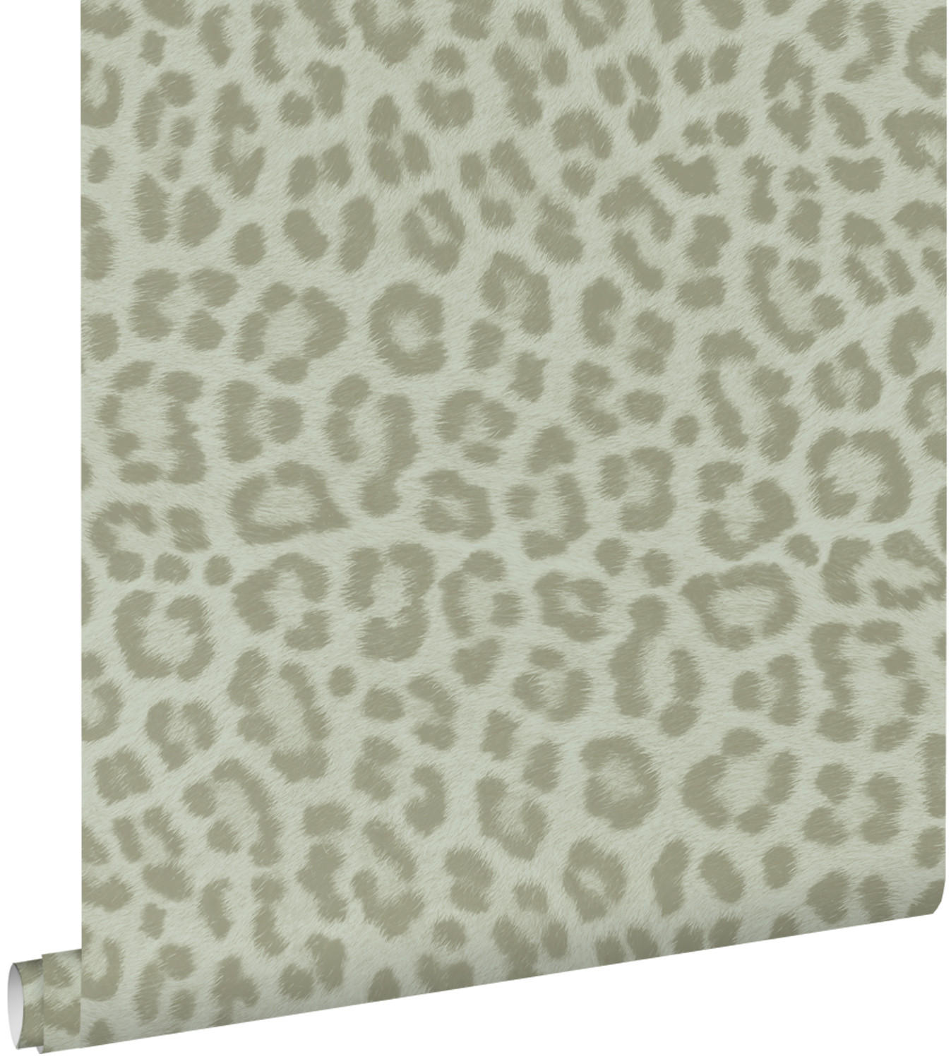 TAPETE Leopardenmuster 53 cm x 10.05 m - Grün, Papier (53/1000cm) - ESTAhome