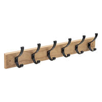 WANDHAKEN Holz - Braun, Holz (8/13.5/58cm)