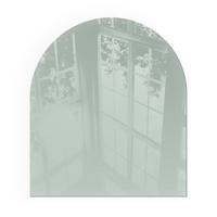 GLASPLATTE für Kamin 80x70 cm - Grün, Glas (80/70/0.4cm) - TULUP