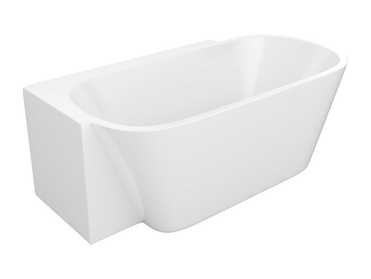BADEWANNE (Standard) - 1 Person - Acryl - Weiß - - Weiß, Kunststoff (160/58/78cm) - Vente-Unique