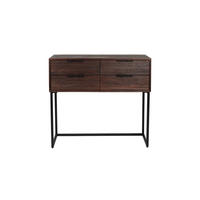 BEISTELLTISCH Webster - Braun - 35/90/82 cm - Braun, Holz (35/90/82cm)