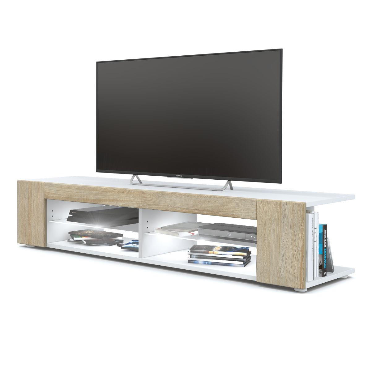 Vladon Lowboard Eiche San Remo 134.5x30.5x38.5 cm