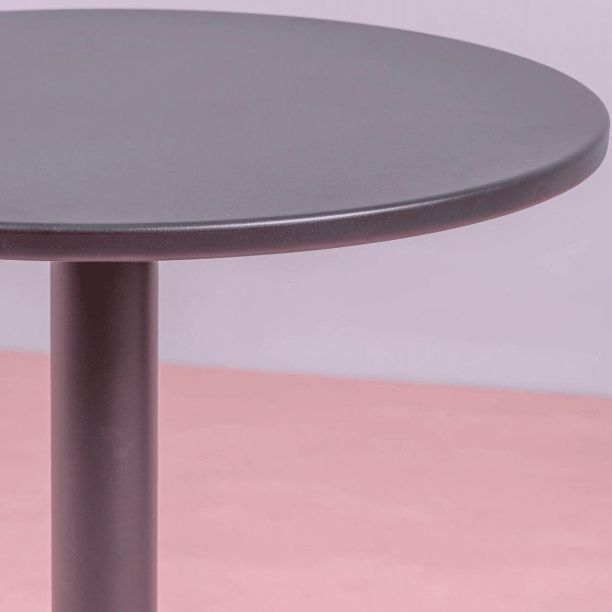 STEHTISCH Rund Schwarz 70/70/77 cm - Schwarz, Metall (70/70/77cm) - Nest Dream