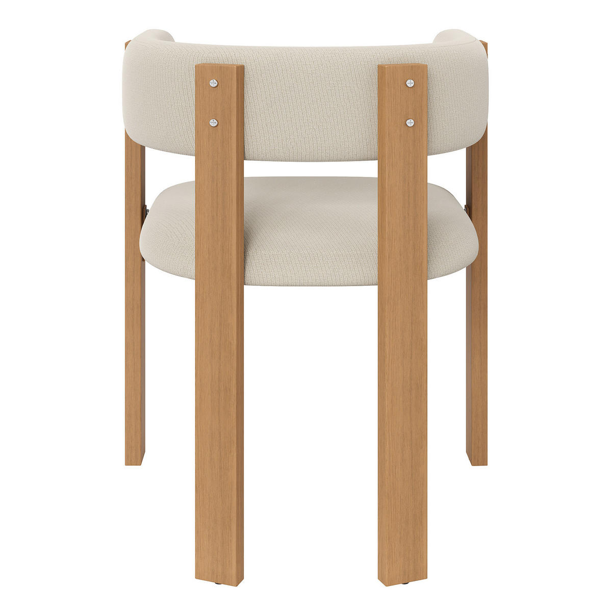 ESSZIMMERSTUHL ergonomisch 47 x 48 x 72,5 cm Beige 2er-Set - Beige, Metall (44/72.5/54.5cm) - Meubliv