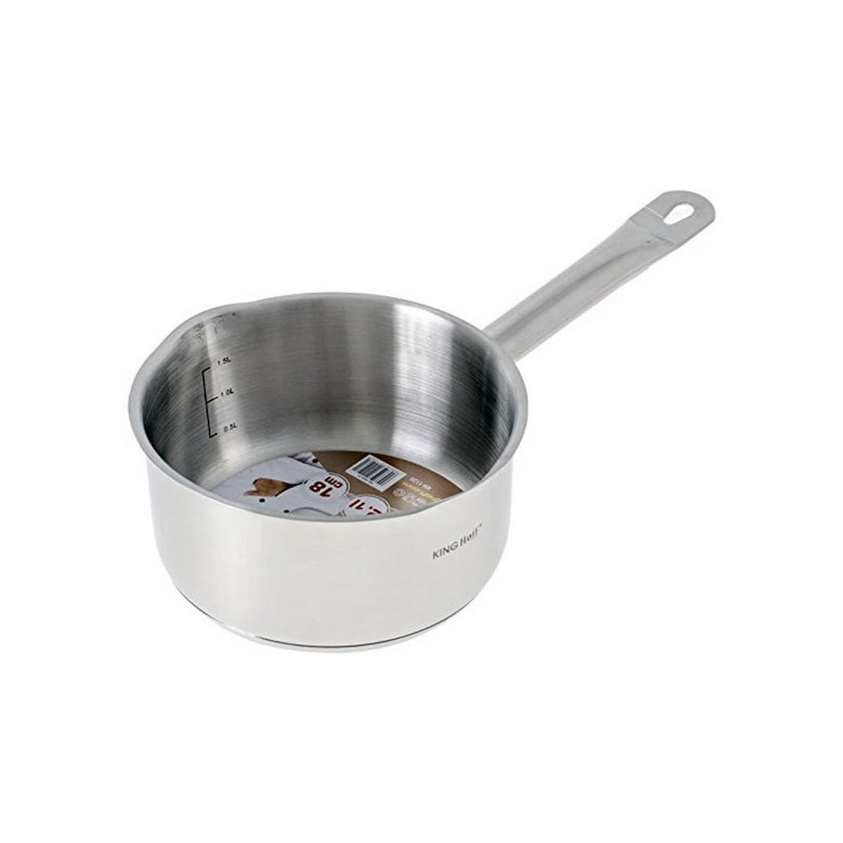 STIELTOPF Silber 14/14/7 cm KH1124 - Silberfarben, Metall (14cm) - Kinghoff 