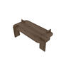 COUCHTISCH Twinkle Braun 60x120 - Braun, Holzwerkstoff (60/120/35cm) - moebel17