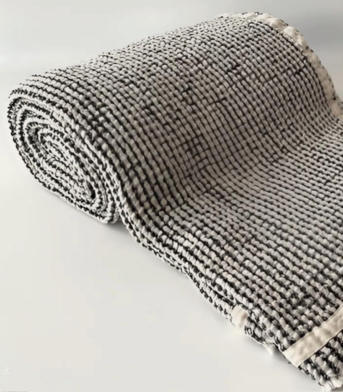 DECKE. 140x220 cm. Grau - Grau, Textil (140/220cm) - SOWL