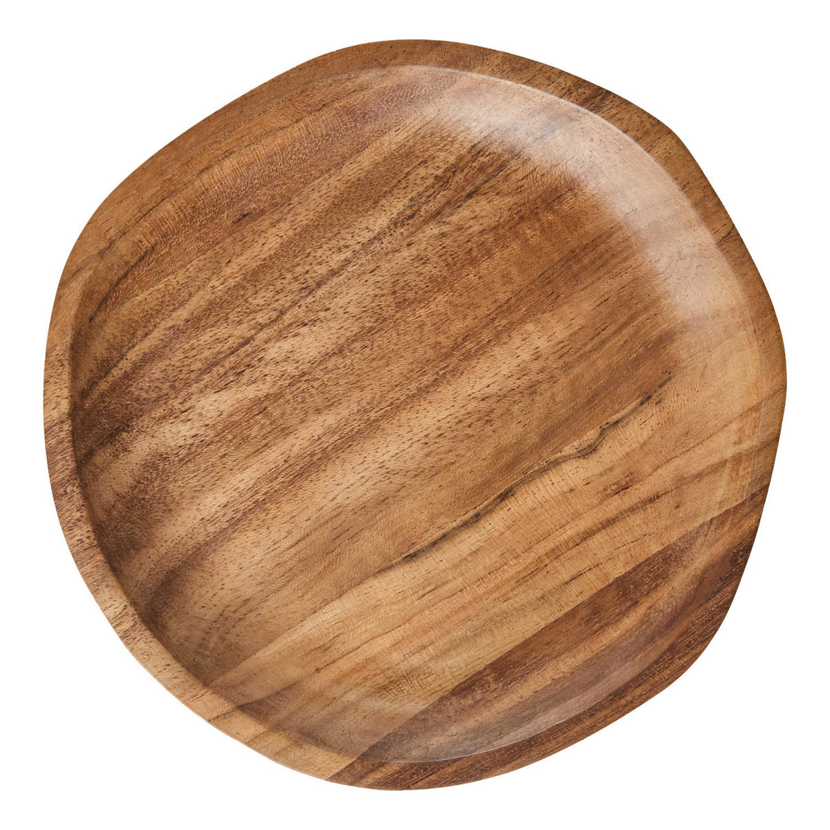 SERVIERPLATTE Acacia organisch - Akazienholz - Braun - Braun, Holz (17/2/6cm) - Butlers