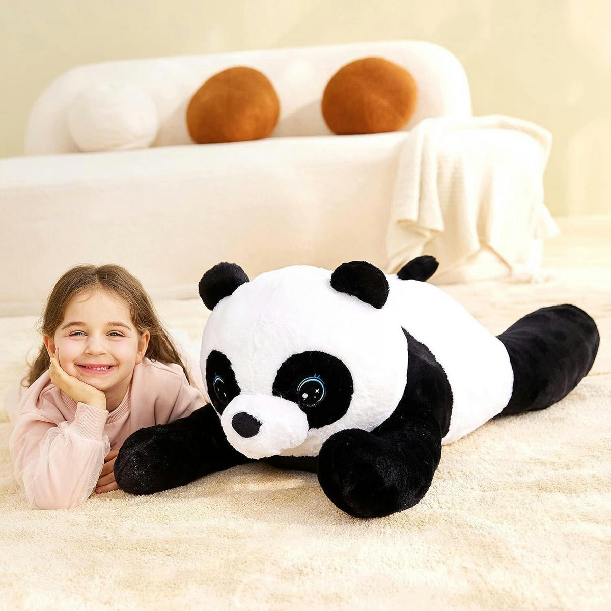 STOFFTIER Panda 78 cm - Multicolor, Textil (33.8/78cm)