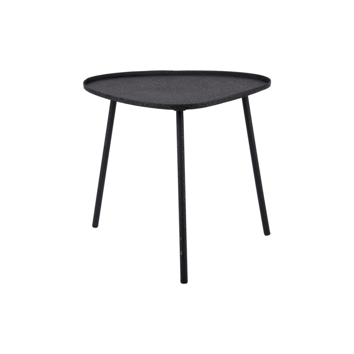 BEISTELLTISCH Boaz Large Schwarz 54/49.5/49 cm - Schwarz, Metall (54/49.5/49cm) - Leitmotiv