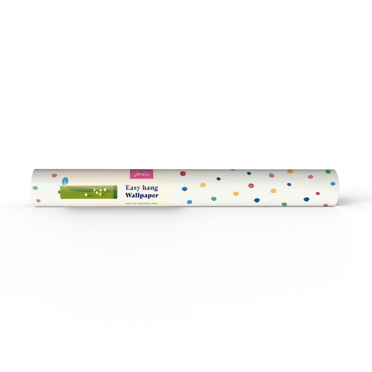 VLIESTAPETE - Konfetti Punkte Bunt - Multicolor, Papier/Kunststoff (52/1000cm) - Joules