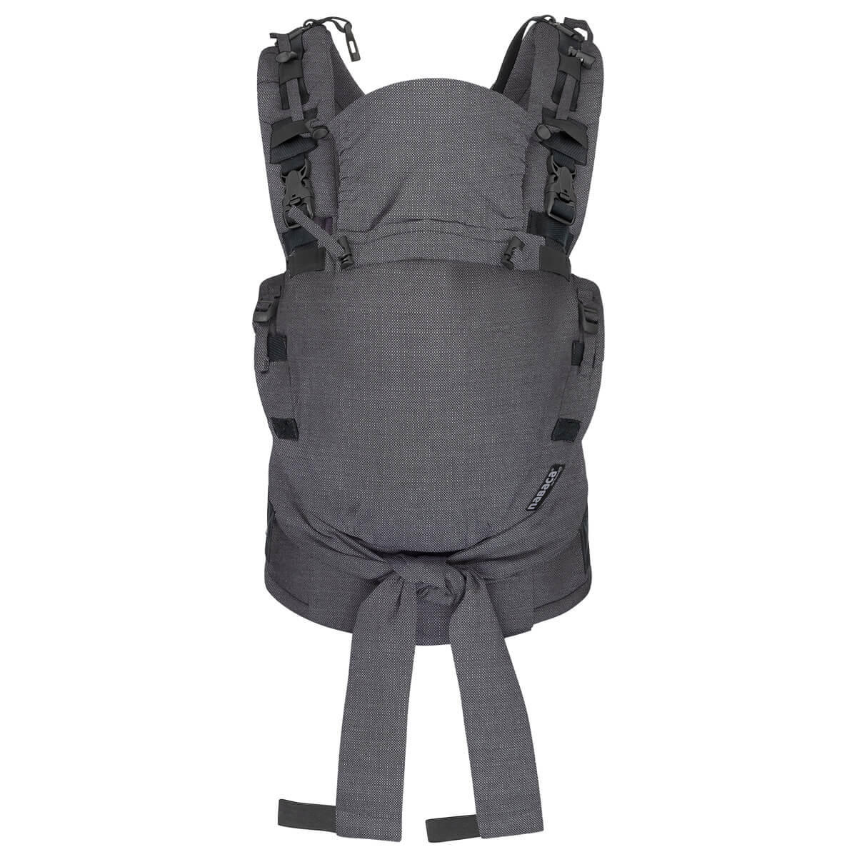 BABYTRAGE Nabaca Basic-Set - Dunkelgrau, Textil (26.5/7.2/38.5cm) - Hoppediz