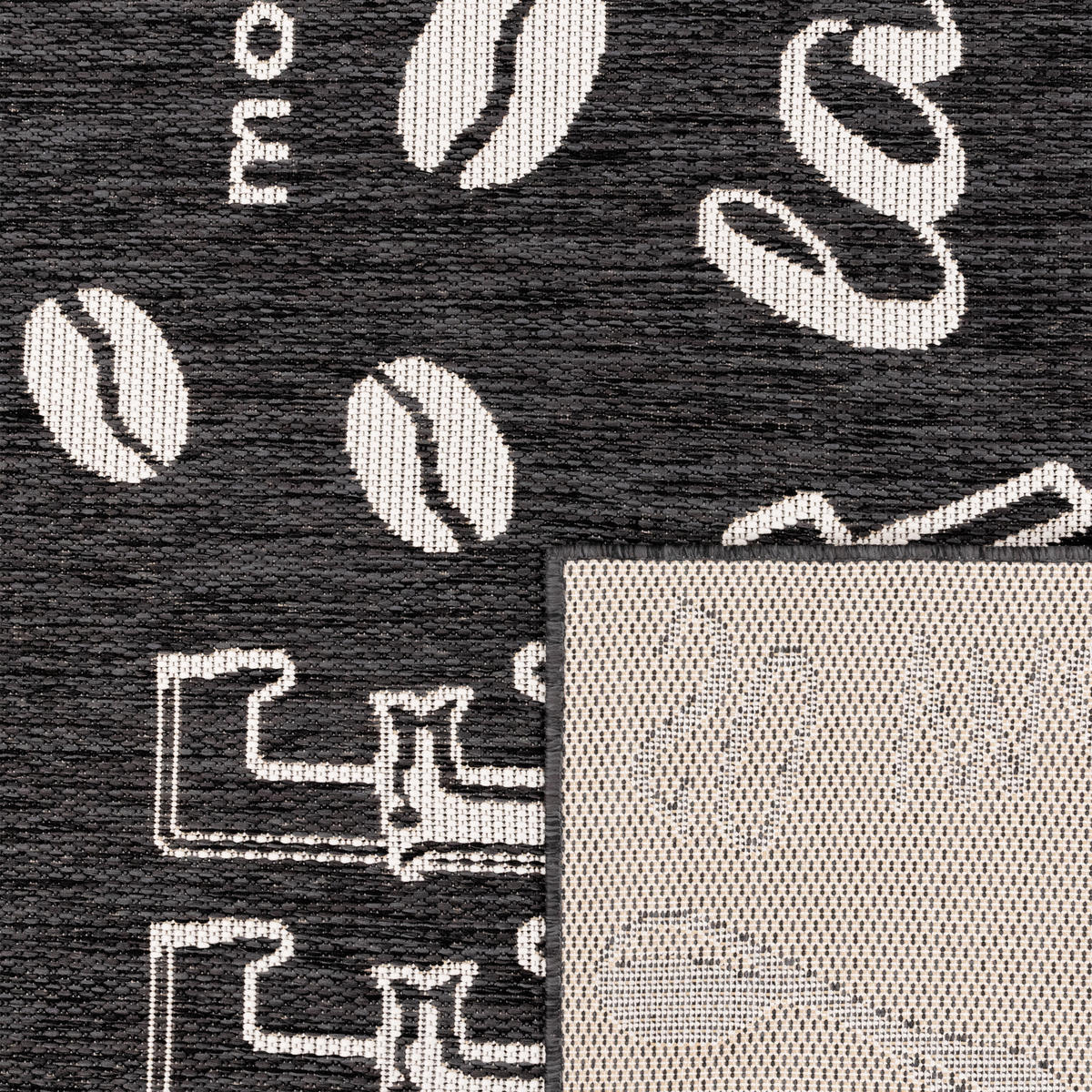 OUTDOORTEPPICH 80/250 cm Kitchen 382 - Anthrazit, Textil (80/250cm) - Paco Home