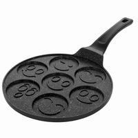 PFANNKUCHENPFANNE Schwarz 45/26/2 cm KS5117 - Schwarz, Metall (26cm) - Krisberg 