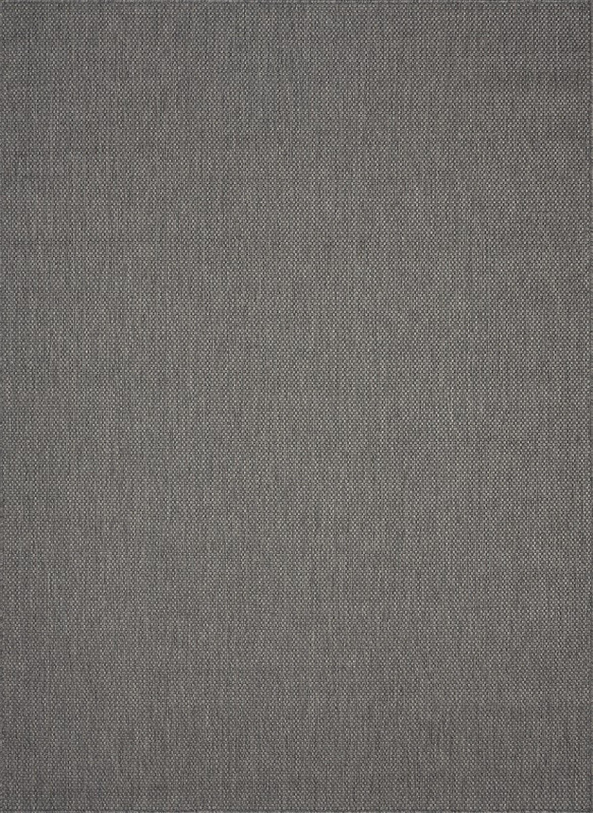 FLACHWEBTEPPICH Uni BORNO Polypropylen Anthrazit 240 x 340 cm - Anthrazit, Textil (240/340cm) - KADIMA DESIGN