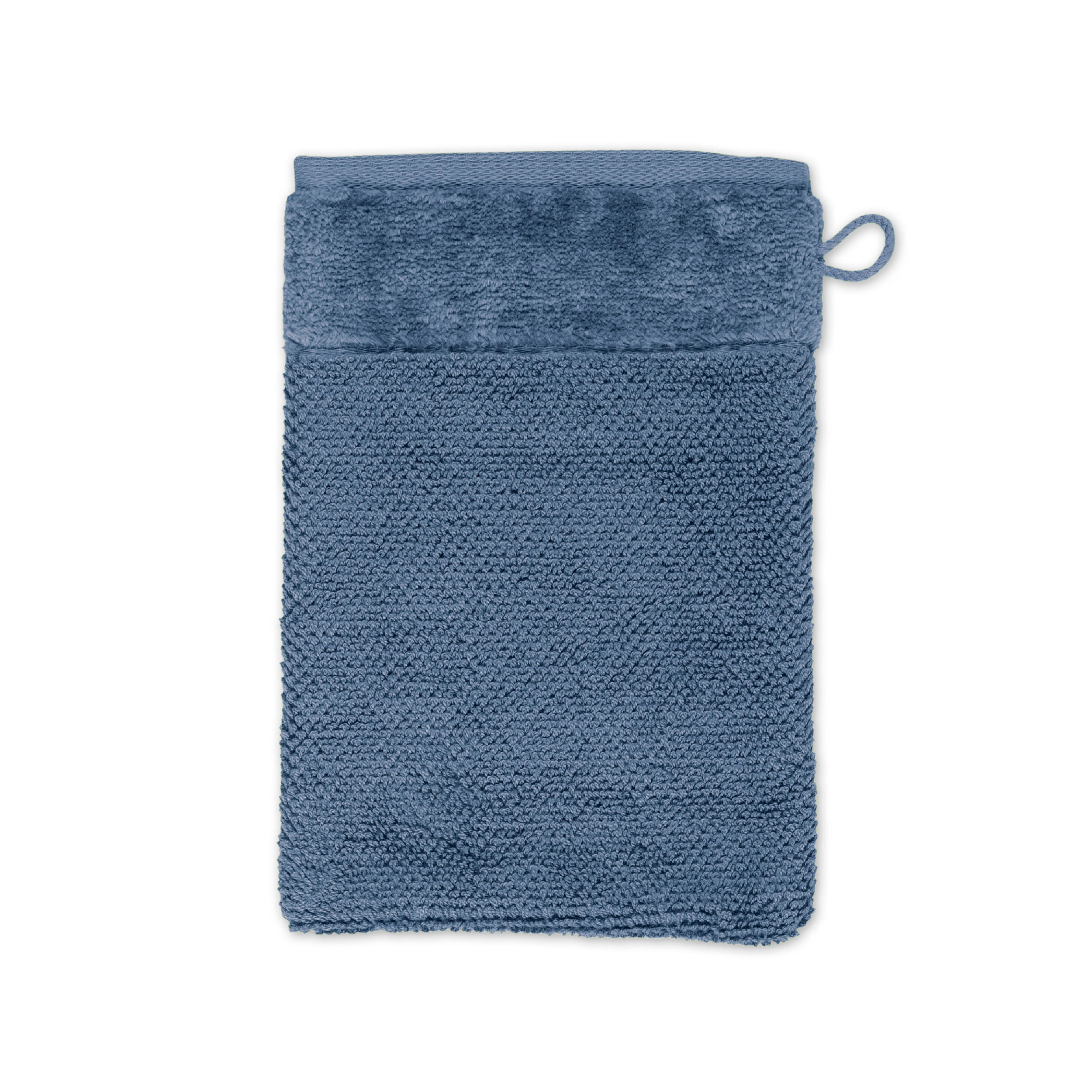 WASCHHANDSCHUH BAMBOO LUXE - Blaugrau, Textil (20/15cm) - MÖVE