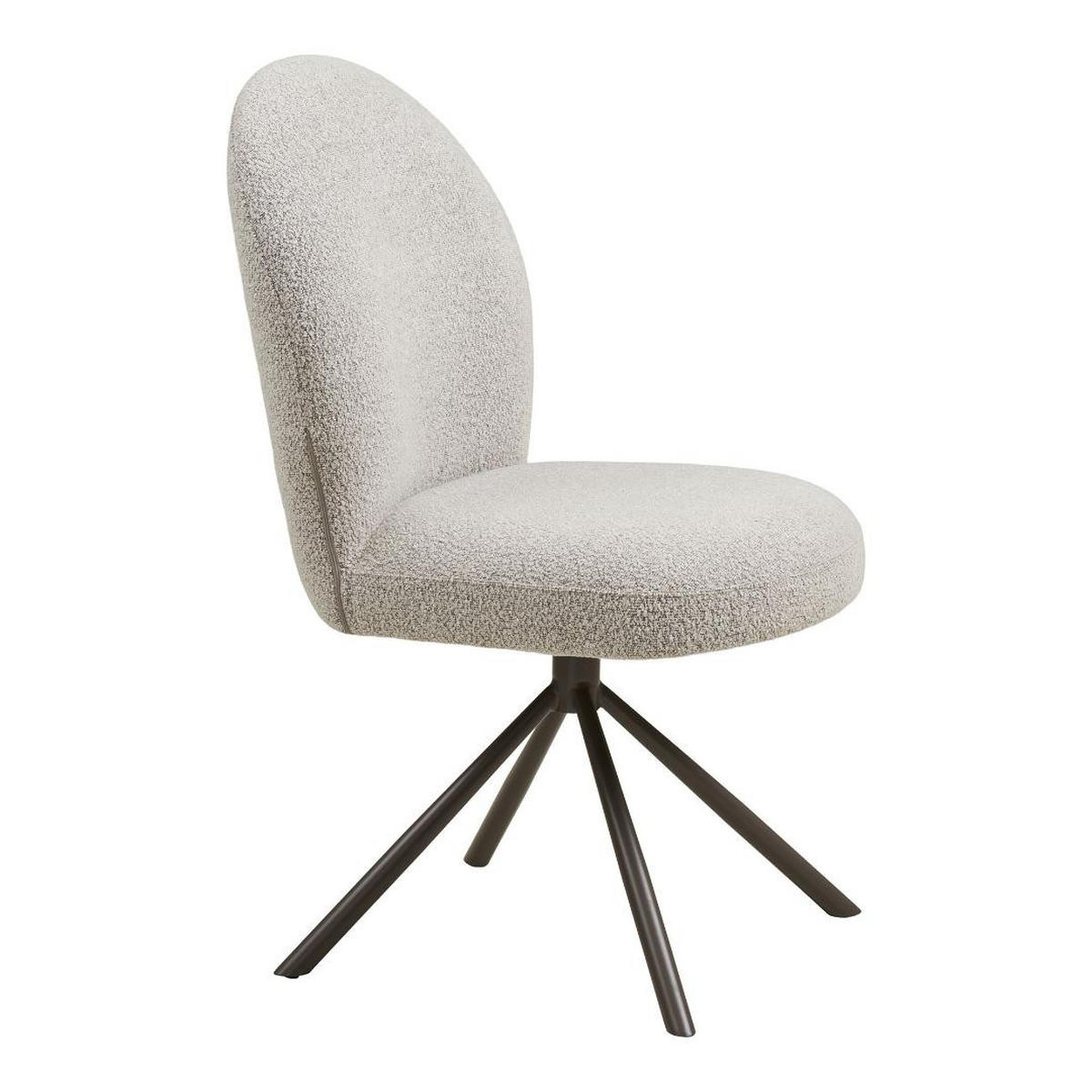 ESSZIMMERSTUHL, Asta, Sandfarben, Stoff, 63 x 50 x 92 cm - Sandfarben, Textil/Metall (63/92/50cm) - ebuy24