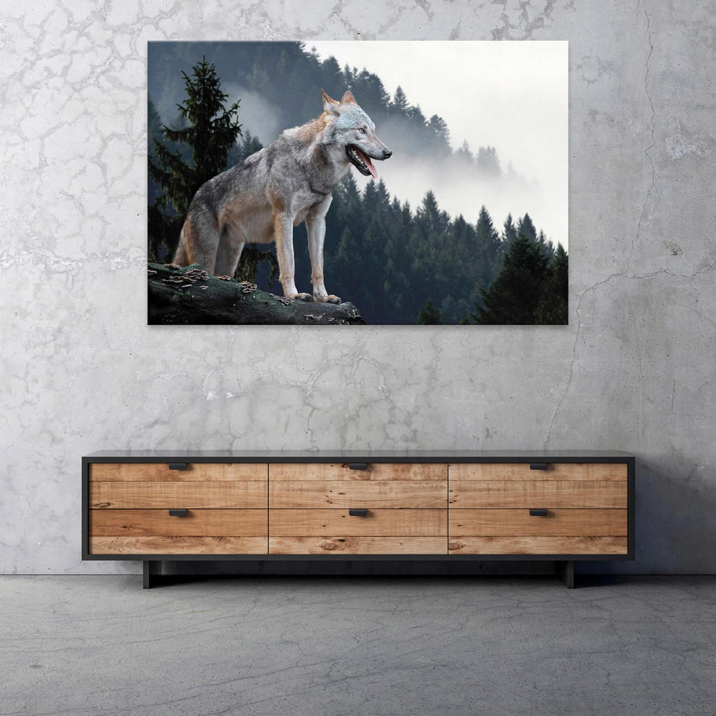 Thumbnail - Wallarena Leinwand, Mehrfarbig, Holzwerkstoff, Recyclingholz, Abstrakt, Rechteckig, 60x40 cm, FSC 100%, 3D-Effekt, Bilde...