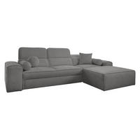 ECKSCHLAFSOFA Vito I, Seite: Rechts - Dunkelgrau, Holz/Textil (276/187cm) - MIRJAN24