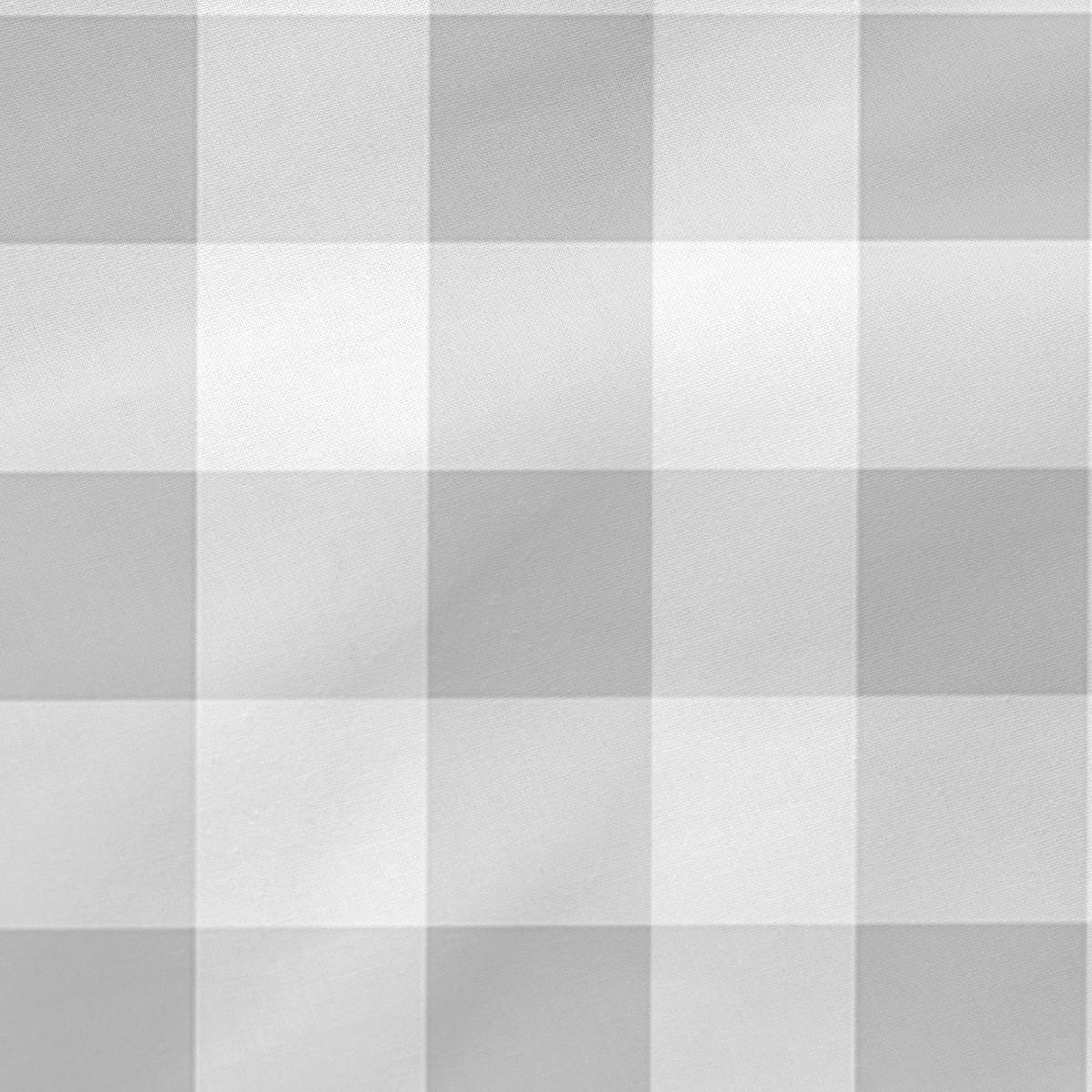 KISSEN Vichy Grau 60x40 cm - Grau, Textil (60/40cm) - Happy Friday