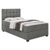 BOXBETT Lind - Schwarz/Grau, Holz/Holzwerkstoff (90/200cm) - MIRJAN24