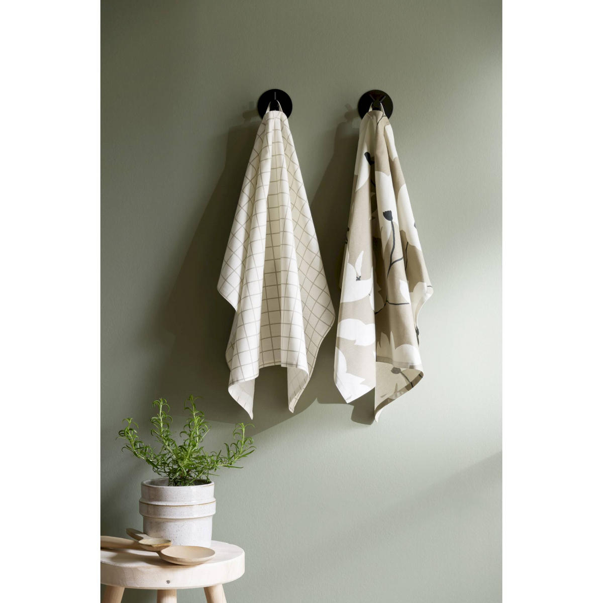 GESCHIRRTUCH DUO - Grau, Textil (70/50cm) - Schöner Wohnen