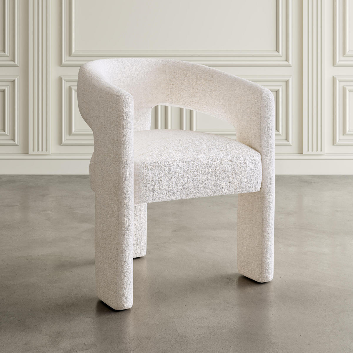 ESSZIMMERSTUHL LEITH Beige 62x58x75 cm - Beige, Textil (62/75/58cm) - FURNLUX