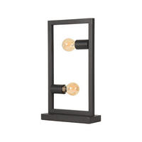 TISCHLEUCHTE Quadrato Schwarz 10/20/45 cm - Schwarz, Metall (10/20/45cm) - LABEL51