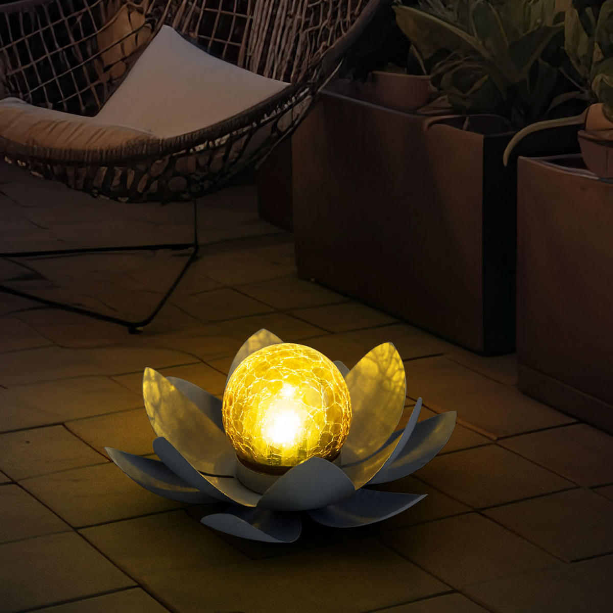 LED AUSSENLEUCHTE Metall Grau 2er Set - Grau, Metall (28/9/31cm) - Globo Lighting