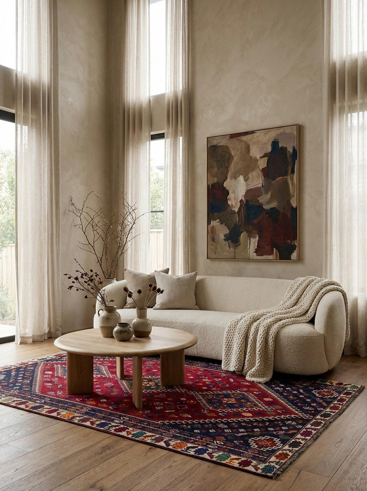 TEPPICH Gashgai Mehrfarbig 261/165 cm Schurwolle - Multicolor, Textil (165/261cm) - Looma