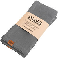 STOFFSERVIETTEN aus Leinen 6er-Set - Anthrazit, Textil (45/23cm) - Miqio Design