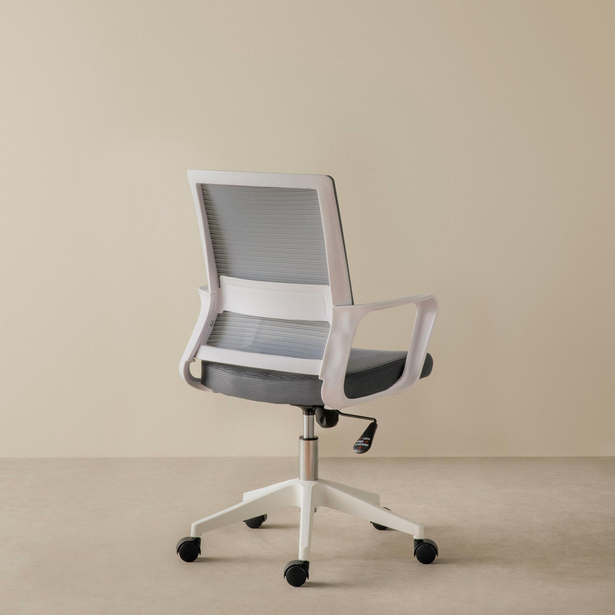 DREHSTUHL Bennet Grau 58 cm x 94 cm - Grau, Textil (58/94/59cm) - Kenay Home