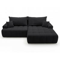 ECKSOFA Tulio Schwarz Rechts - Schwarz, Holz/Textil (165/270cm) - Graingold