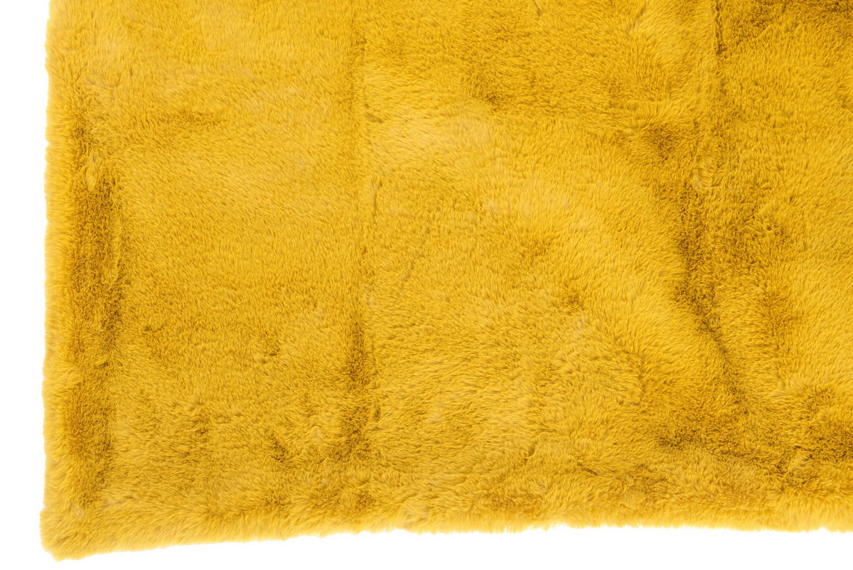 PLAID CUTIE - Textilwaren - Ocker - 180/130/2 cm - Gelb, Textil (130/180cm) - J-Line