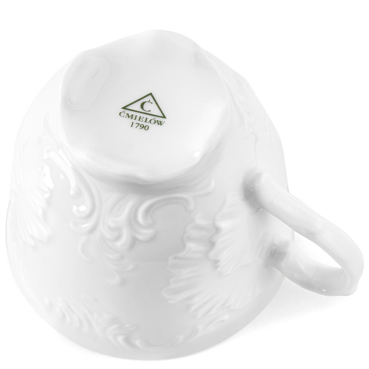 KOMBISERVICE Cmielow Rococo 30-tlg - Weiß, Keramik (25/2/25cm) - KONSIMO®