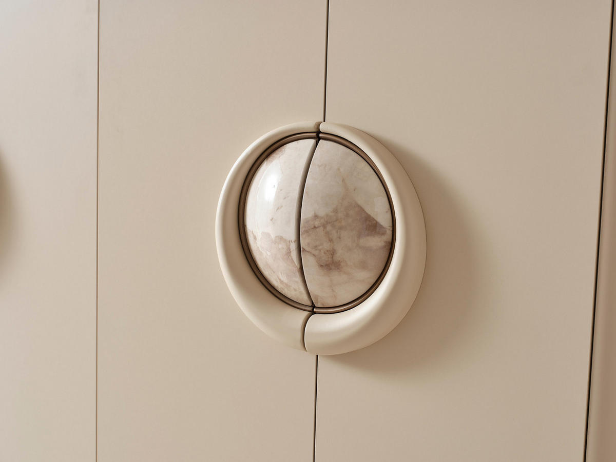 KLEIDERSCHRANK Sebastian 6 trg. - Beige, Holzwerkstoff (271/230/65cm)