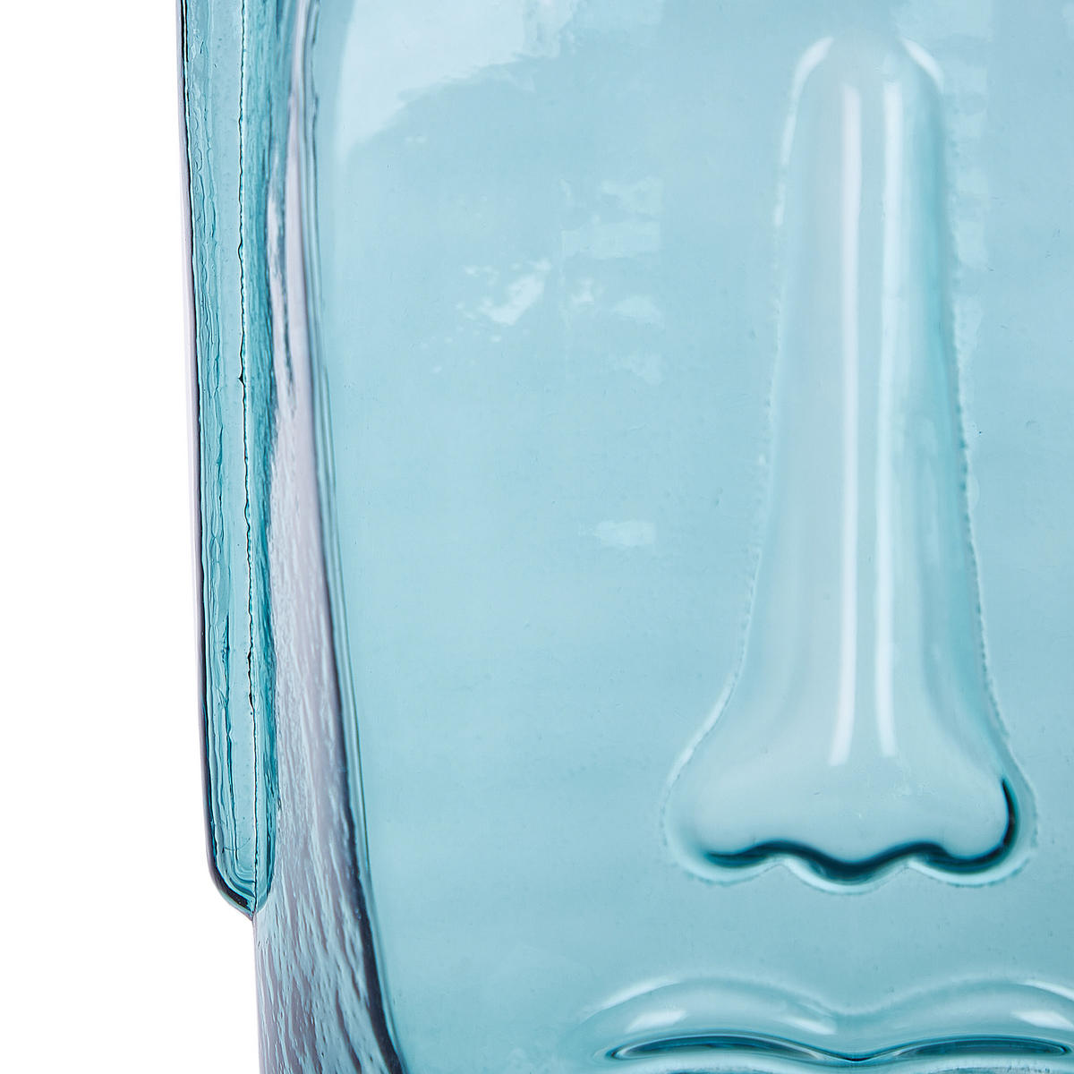 DEKOVASE Glas blau Sambar - Blau, Glas (31cm) - Beliani