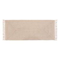 TEPPICH Floral 80/200 cm - Beige, Naturmaterialien (80/200cm) - Atmosphera Createur d´interieur